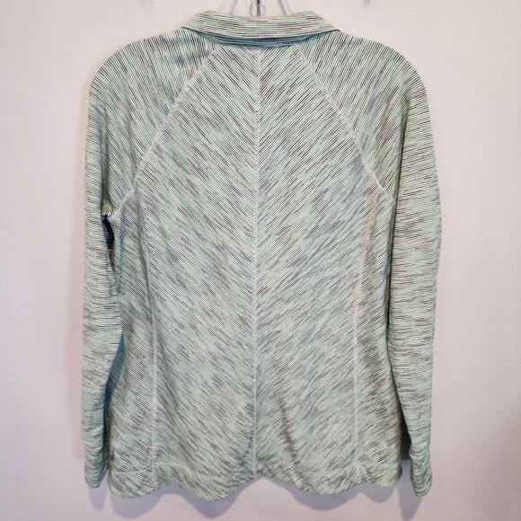 T by Talbots Space Dyed Half Zip, Size MP, EUC - Picture 4 of 6